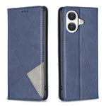 Rhombus Texture Magnetic Leather Phone Case, For iPhone 18 Pro Max/17 Pro Max, For iPhone 18 Pro/17 Pro, For iPhone 17, For iPhone 17 Air, For iPhone 16 Pro Max, For iPhone 16 Pro, For iPhone 16 Plus, For iPhone 16