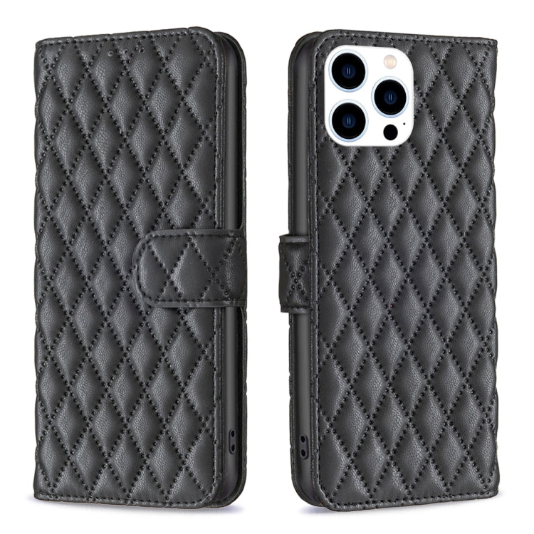 Diamond Lattice Wallet Flip Leather Phone Case, For iPhone 18 Pro/17 Pro, For iPhone 18 Pro Max/17 Pro Max, For iPhone 17e / 16e, For iPhone 17, For iPhone Air, For iPhone 16 Pro Max, For iPhone 16 Pro, For iPhone 16 Plus