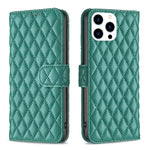 Diamond Lattice Wallet Flip Leather Phone Case, For iPhone 18 Pro/17 Pro, For iPhone 18 Pro Max/17 Pro Max, For iPhone 17e / 16e, For iPhone 17, For iPhone Air, For iPhone 16 Pro Max, For iPhone 16 Pro, For iPhone 16 Plus
