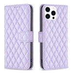 Diamond Lattice Wallet Flip Leather Phone Case, For iPhone 18 Pro/17 Pro, For iPhone 18 Pro Max/17 Pro Max, For iPhone 17e / 16e, For iPhone 17, For iPhone Air, For iPhone 16 Pro Max, For iPhone 16 Pro, For iPhone 16 Plus