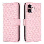 Diamond Lattice Wallet Flip Leather Phone Case, For iPhone 18 Pro/17 Pro, For iPhone 18 Pro Max/17 Pro Max, For iPhone 17e / 16e, For iPhone 17, For iPhone Air, For iPhone 16 Pro Max, For iPhone 16 Pro, For iPhone 16 Plus