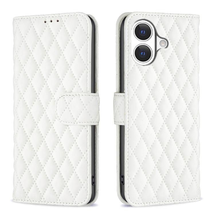 Diamond Lattice Wallet Flip Leather Phone Case, For iPhone 18 Pro/17 Pro, For iPhone 18 Pro Max/17 Pro Max, For iPhone 17e / 16e, For iPhone 17, For iPhone Air, For iPhone 16 Pro Max, For iPhone 16 Pro, For iPhone 16 Plus