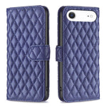 Diamond Lattice Wallet Flip Leather Phone Case, For iPhone 18 Pro/17 Pro, For iPhone 18 Pro Max/17 Pro Max, For iPhone 17e / 16e, For iPhone 17, For iPhone Air, For iPhone 16 Pro Max, For iPhone 16 Pro, For iPhone 16 Plus