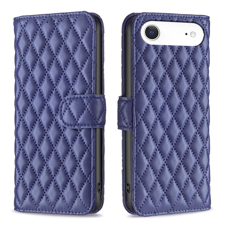 Diamond Lattice Wallet Flip Leather Phone Case, For iPhone 18 Pro/17 Pro, For iPhone 18 Pro Max/17 Pro Max, For iPhone 17e / 16e, For iPhone 17, For iPhone Air, For iPhone 16 Pro Max, For iPhone 16 Pro, For iPhone 16 Plus