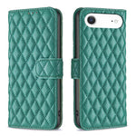 Diamond Lattice Wallet Flip Leather Phone Case, For iPhone 18 Pro/17 Pro, For iPhone 18 Pro Max/17 Pro Max, For iPhone 17e / 16e, For iPhone 17, For iPhone Air, For iPhone 16 Pro Max, For iPhone 16 Pro, For iPhone 16 Plus