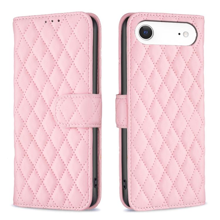Diamond Lattice Wallet Flip Leather Phone Case, For iPhone 18 Pro/17 Pro, For iPhone 18 Pro Max/17 Pro Max, For iPhone 17e / 16e, For iPhone 17, For iPhone Air, For iPhone 16 Pro Max, For iPhone 16 Pro, For iPhone 16 Plus