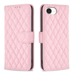 Diamond Lattice Wallet Flip Leather Phone Case, For iPhone 18 Pro/17 Pro, For iPhone 18 Pro Max/17 Pro Max, For iPhone 17e / 16e, For iPhone 17, For iPhone Air, For iPhone 16 Pro Max, For iPhone 16 Pro, For iPhone 16 Plus