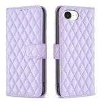 Diamond Lattice Wallet Flip Leather Phone Case, For iPhone 18 Pro/17 Pro, For iPhone 18 Pro Max/17 Pro Max, For iPhone 17e / 16e, For iPhone 17, For iPhone Air, For iPhone 16 Pro Max, For iPhone 16 Pro, For iPhone 16 Plus