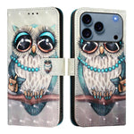 3D Painting Horizontal Flip Leather Phone Case, For iPhone 17e / 16e, For iPhone 17 Pro Max, For iPhone 17 Pro, For iPhone 17, For iPhone Air, For iPhone 16 Pro Max