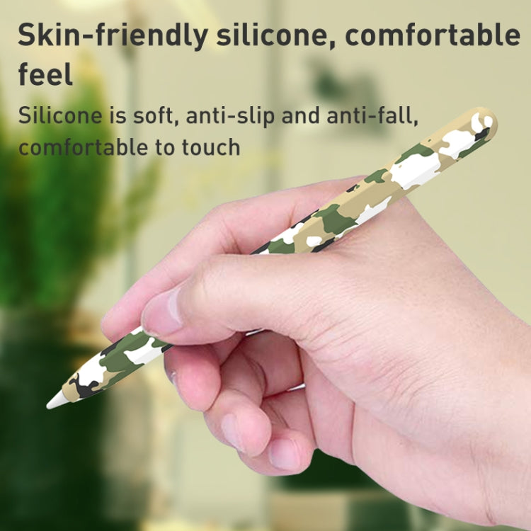 Bao bút bảo vệ silicone họa tiết ngụy trang, cho Apple Pencil 2, cho Apple Pencil 1