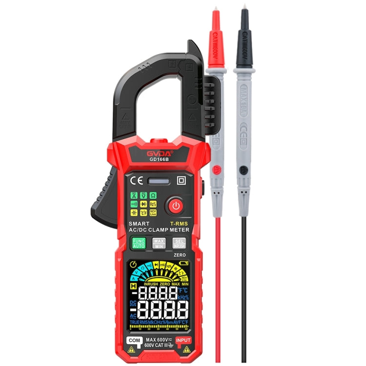 Đồng Hồ Vạn Năng Kẹp Kỹ Thuật Số GVDA GD166B Hỗ Trợ DC, GD166B