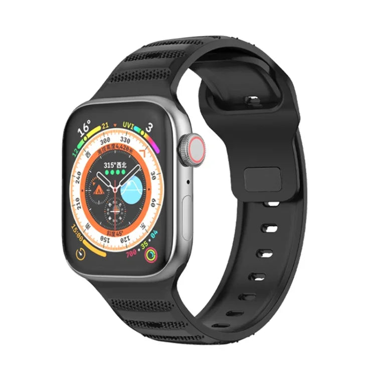 Dây đeo đồng hồ cao su flo fluor họa tiết chấm, Dành cho Apple Watch 42mm, Dành cho Apple Watch 38mm