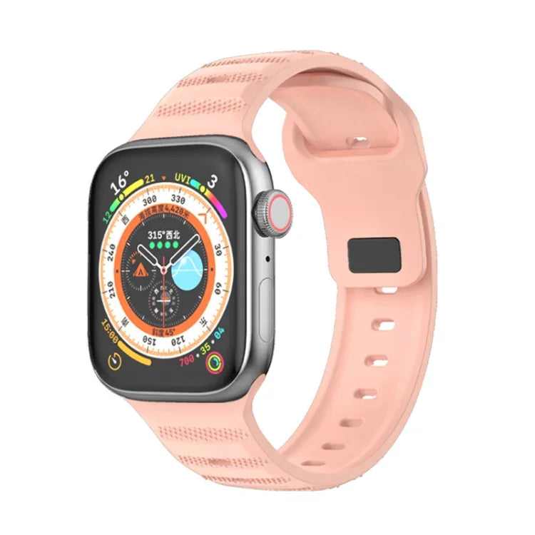 Dây đeo đồng hồ cao su flo fluor họa tiết chấm, Dành cho Apple Watch 42mm, Dành cho Apple Watch 38mm