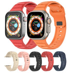 Dây đeo đồng hồ cao su flo fluor họa tiết chấm, Dành cho Apple Watch 42mm, Dành cho Apple Watch 38mm