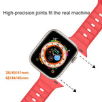 Dây đeo đồng hồ cao su flo fluor họa tiết chấm, Dành cho Apple Watch 42mm, Dành cho Apple Watch 38mm