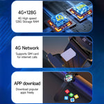 Đồng hồ thông minh MT27 4G+64G 1.6 inch chống nước IP67 4G Android 8.1 Hỗ trợ đo nhịp tim / GPS, dây da