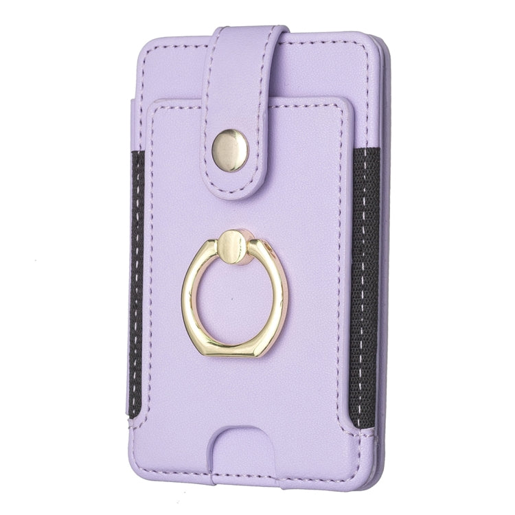 BFK03 Metal Ring Card Bag Mobile Phone Back Sticker