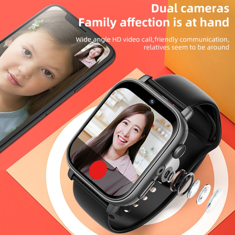 Đồng hồ thông minh UNIWA X1S 1.9 inch chống nước IP67 4G Android 8.1 hai camera Hỗ trợ đo nhiệt độ, 1G+8G, 2G+16G