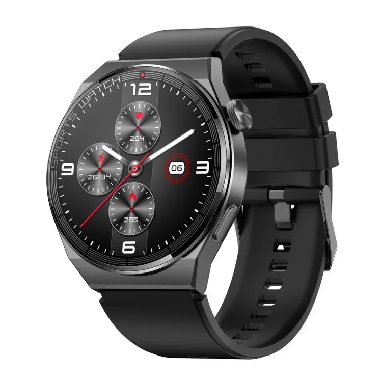 Đồng hồ thông minh KT62 màn hình TFT tròn 1.36 inch Hỗ trợ gọi Bluetooth/đo oxy trong máu, dây silicone, dây da, dây thép