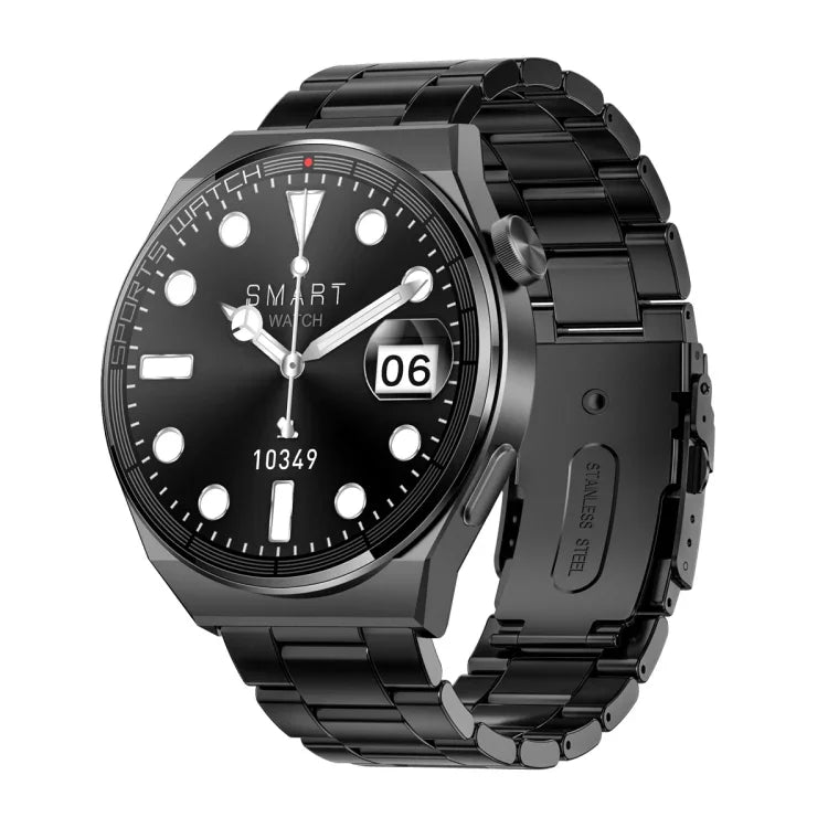 Đồng hồ thông minh KT62 màn hình TFT tròn 1.36 inch Hỗ trợ gọi Bluetooth/đo oxy trong máu, dây silicone, dây da, dây thép