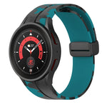 Dây đồng hồ silicone khóa nam châm họa tiết ngụy trang, Dành cho Samsung Galaxy Watch5 / 5 Pro / Watch 4 / 4 Classic