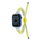 Dây đồng hồ nylon bện hạt silicone, Dành cho Apple Watch 42mm, Dành cho Apple Watch 38mm