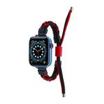 Dây đồng hồ nylon bện hạt silicone, Dành cho Apple Watch 42mm, Dành cho Apple Watch 38mm