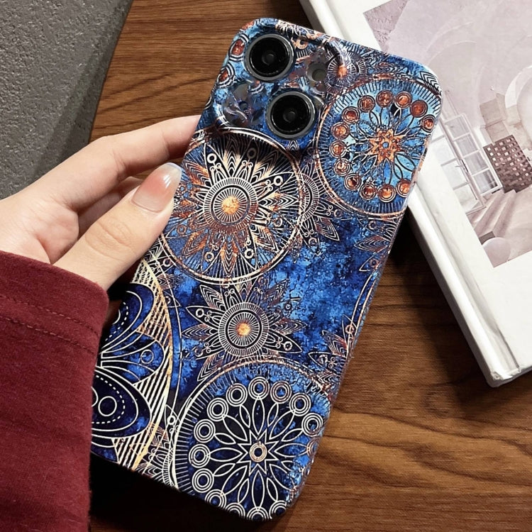 Painted Pattern Precise Hole PC Phone Case, For iPhone 14 Plus