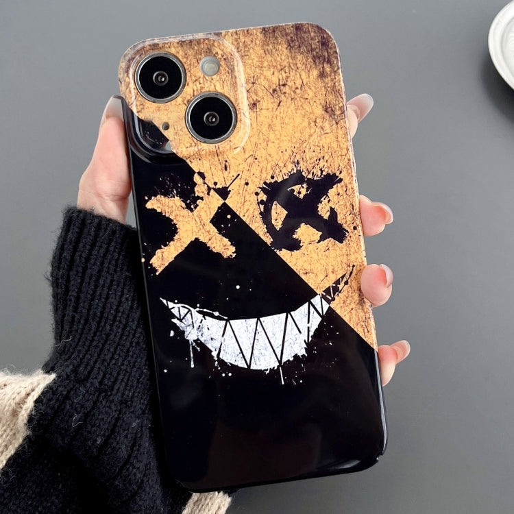 Painted Pattern Precise Hole PC Phone Case, For iPhone 14