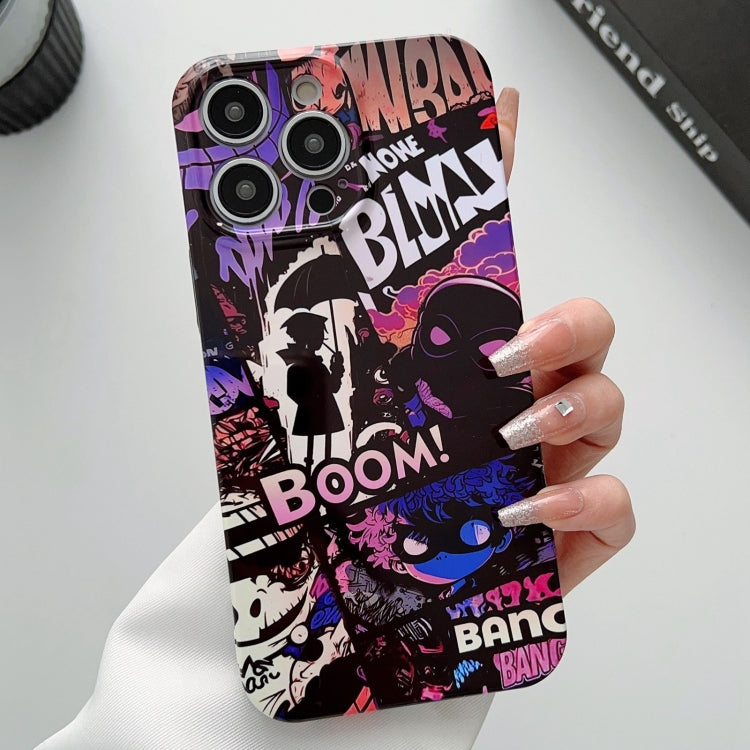 Painted Pattern Precise Hole PC Phone Case, For iPhone 14 Pro Max