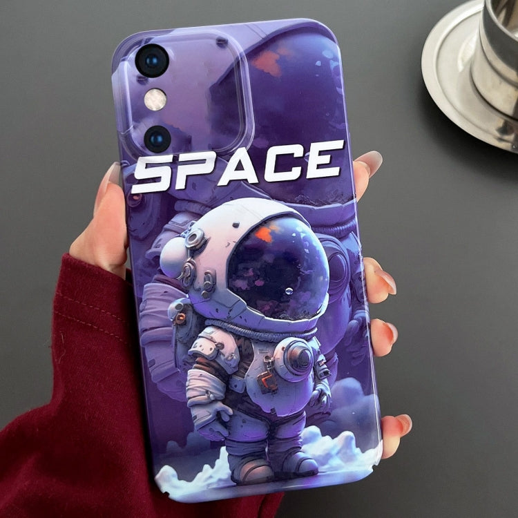 Painted Pattern Precise Hole PC Phone Case, For iPhone XS Max