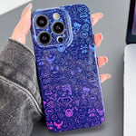 Painted Pattern Precise Hole PC Phone Case, For iPhone 15 Pro