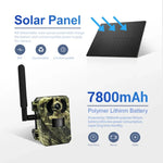 Camera săn bắn động vật hoang dã thông minh ESCAM QF380 4MP mạng năng lượng mặt trời PIR cảnh báo, phiên bản EU, phiên bản AU, phiên bản US