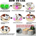 Khay làm đá silicone 3 cốc hình trái tim, khuôn thạch mọng nước, giao màu ngẫu nhiên
