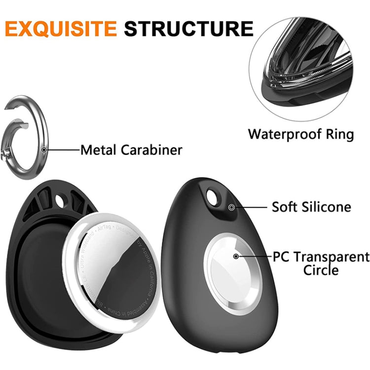 2 Cái Vỏ Bảo Vệ TPU Chống Nước, Chống Rơi, Chống Mất Cho Bộ Định Vị AirTag Thế Hệ 2 / AirTag Thế Hệ 1