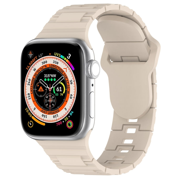 Dây đồng hồ silicone kiểu giáp khóa vuông, dành cho Apple Watch Ultra 49mm, dành cho Apple Watch SE 2023 44mm, dành cho Apple Watch 8 41mm