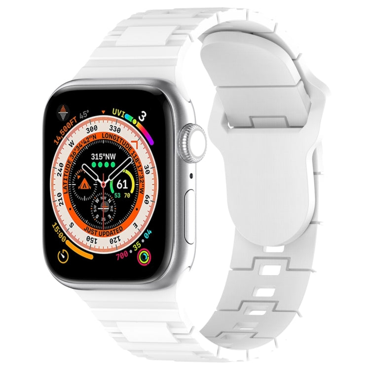 Dây đồng hồ silicone kiểu giáp khóa vuông, dành cho Apple Watch 7 41mm, dành cho Apple Watch 7 45mm, dành cho Apple Watch SE 40mm