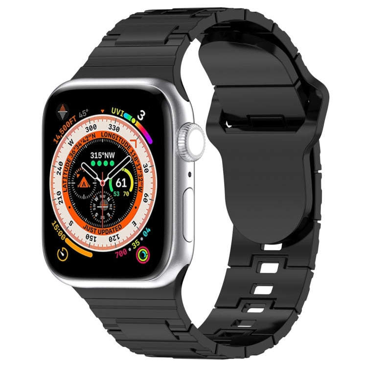 Dây đồng hồ silicone kiểu giáp khóa vuông, dành cho Apple Watch 7 41mm, dành cho Apple Watch 7 45mm, dành cho Apple Watch SE 40mm