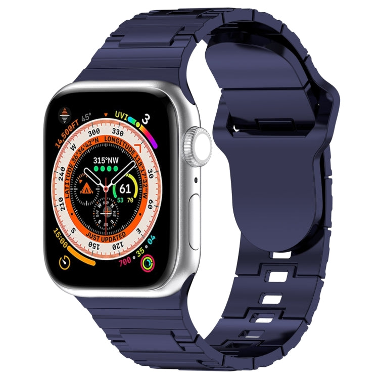 Dây đồng hồ silicone kiểu giáp khóa vuông, dành cho Apple Watch 5 44mm, dành cho Apple Watch 5 40mm, dành cho Apple Watch 4 44mm