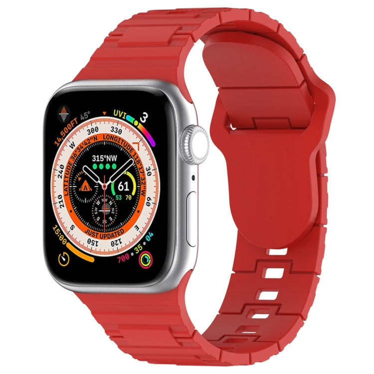 Dây đồng hồ silicone kiểu giáp khóa vuông, dành cho Apple Watch 5 44mm, dành cho Apple Watch 5 40mm, dành cho Apple Watch 4 44mm