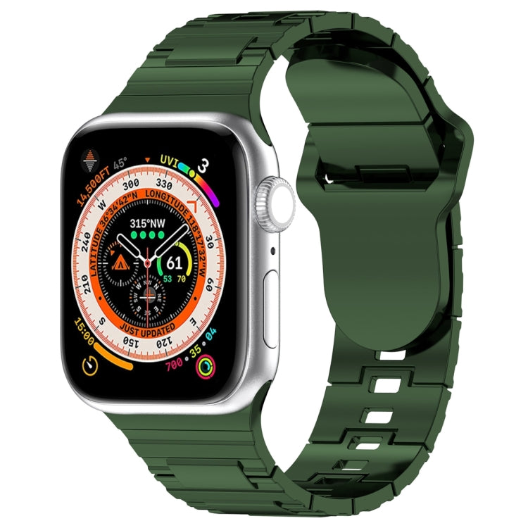 Dây đồng hồ silicone kiểu giáp khóa vuông, dành cho Apple Watch 3 42mm, dành cho Apple Watch 2 42mm, dành cho Apple Watch 2 38mm