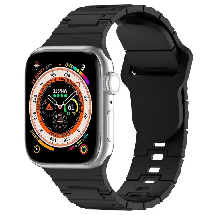 Dây đồng hồ silicone kiểu giáp khóa vuông, dành cho Apple Watch Ultra 49mm, dành cho Apple Watch SE 2023 44mm, dành cho Apple Watch 8 41mm