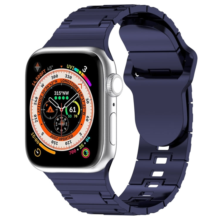 Dây đồng hồ silicone kiểu giáp khóa vuông, dành cho Apple Watch SE 2023 40mm, dành cho Apple Watch 4 40mm, dành cho Apple Watch 3 38mm
