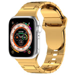 Dây đồng hồ silicone kiểu giáp khóa vuông, Dành cho Apple Watch 9 45mm, Dành cho Apple Watch 9 41mm