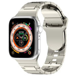 Dây đồng hồ silicone kiểu giáp khóa vuông, Dành cho Apple Watch 9 45mm, Dành cho Apple Watch 9 41mm