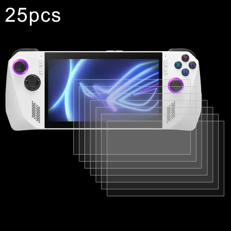 25 miếng dán kính cường lực chống cháy nổ 9H 0.3mm, Cho ASUS Xbox Ally 7.0 inch 2025, Cho ASUS Rog Ally X 7.0, Cho ASUS ROG Ally