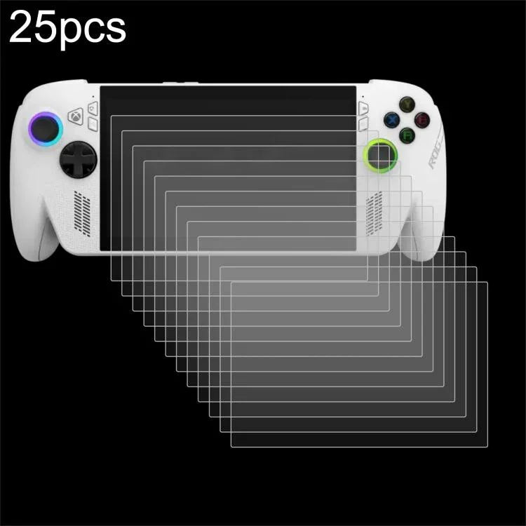 25 miếng dán kính cường lực chống cháy nổ 9H 0.3mm, Cho ASUS Xbox Ally 7.0 inch 2025, Cho ASUS Rog Ally X 7.0, Cho ASUS ROG Ally