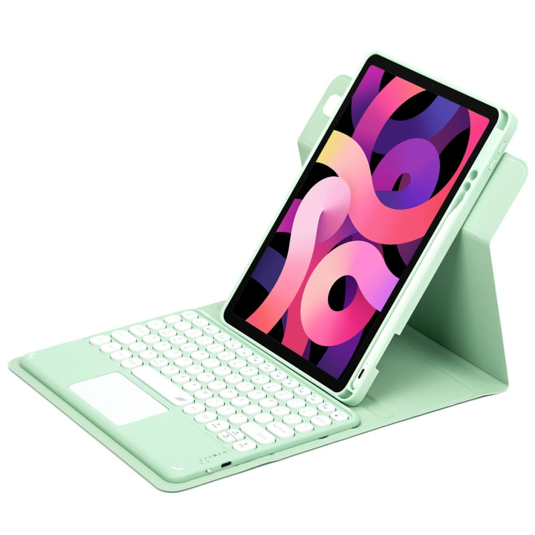 Vỏ da bàn phím Bluetooth nút tròn xoay 360 độ có bàn di chuột, dành cho iPad thế hệ 10 10.9 2022, iPad Air 2022 / iPad Pro 11 2021, iPad 10.2 2021 / Air 2019
