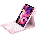 Vỏ da bàn phím Bluetooth nút tròn xoay 360 độ có bàn di chuột, dành cho iPad thế hệ 10 10.9 2022, iPad Air 2022 / iPad Pro 11 2021, iPad 10.2 2021 / Air 2019