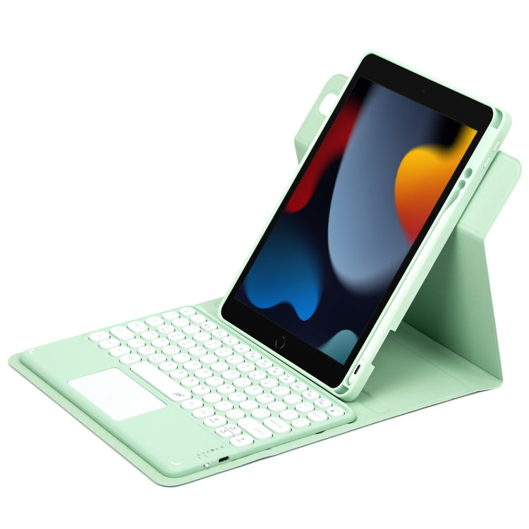 Vỏ da bàn phím Bluetooth nút tròn xoay 360 độ có bàn di chuột, dành cho iPad thế hệ 10 10.9 2022, iPad Air 2022 / iPad Pro 11 2021, iPad 10.2 2021 / Air 2019